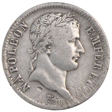 FRANCE, Napoléon I, Franc, 1808, Strasbourg, KM #682.3, VF(20-25), Silver, G...