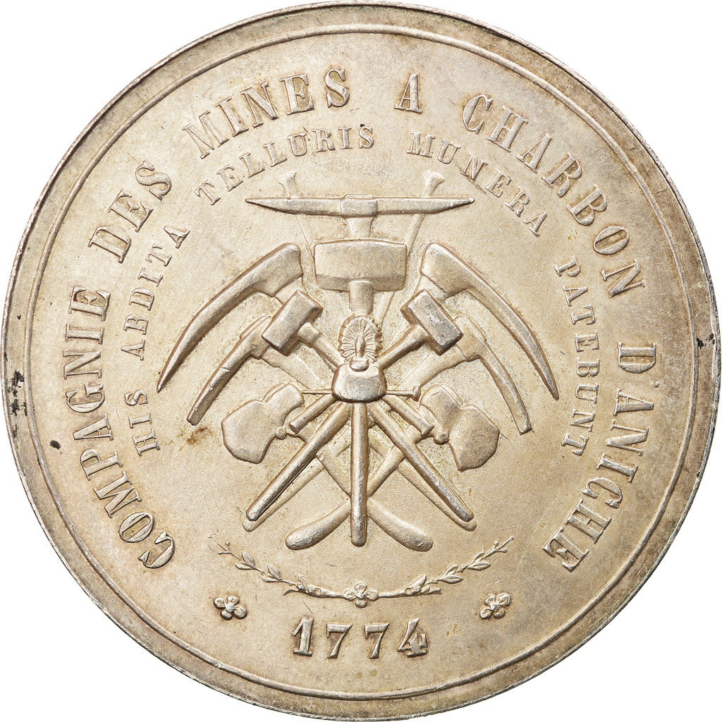 France, Médaille, Compagnie des Mines à Charbon d'Aniche, Dupuis.D, SUP