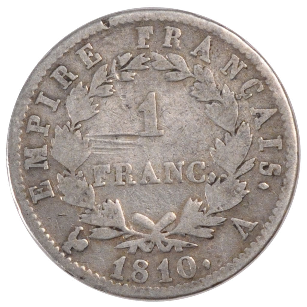 Premier Empire, 1 Franc au revers Empire