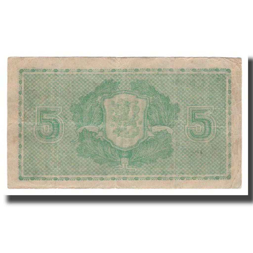 Geldschein, Finnland, 5 Markkaa, 1939 (1942-45), KM:69a, VZ