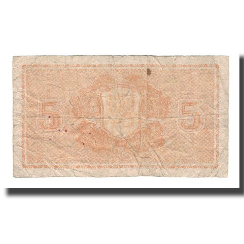 Banconote, Finlandia, 5 Markkaa, 1945 (1946), KM:84, MB