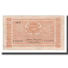 Geldschein, Finnland, 5 Markkaa, 1945 (1946), KM:84, S