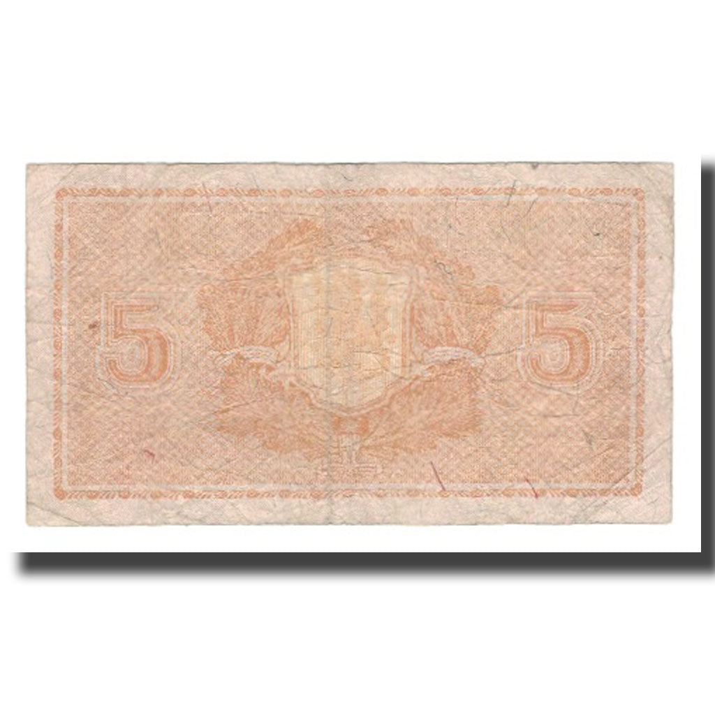 Geldschein, Finnland, 5 Markkaa, 1945 (1946), KM:84, S
