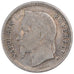 FRANCE, Napoléon III, Franc, 1868, Paris, KM #806.1, VF(30-35), Silver, Gadoury 