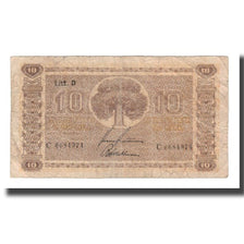 Banknote, Finland, 10 Markkaa, 1939 (1939-45), KM:70a, VF(20-25)