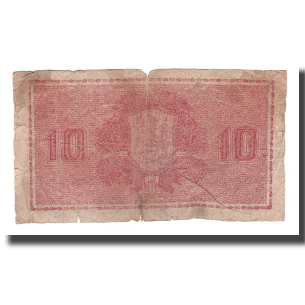 Billet, Finlande, 10 Markkaa, 1945 (1948), KM:85, B