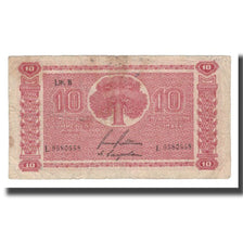 Banknot, Finlandia, 10 Markkaa, 1945 (1948), KM:85, F(12-15)