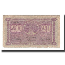 Geldschein, Finnland, 20 Markkaa, 1939 (1939-45), KM:71a, SGE