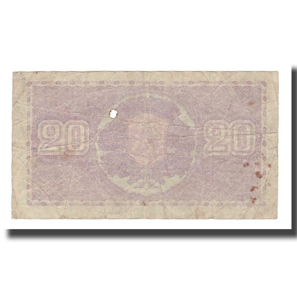 Banknote, Finland, 20 Markkaa, 1939 (1939-45), KM:71a, F(12-15)