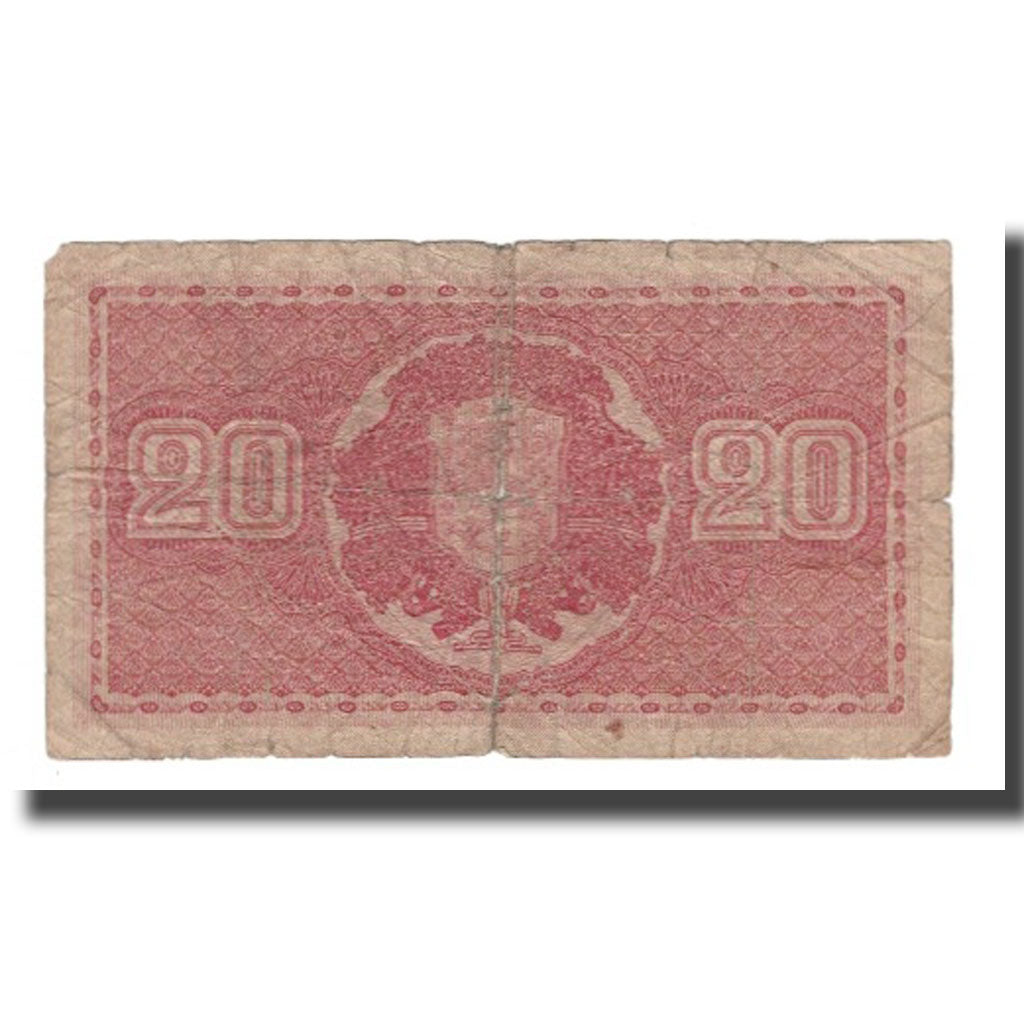 Banconote, Finlandia, 20 Markkaa, 1922 (1931), KM:63a, B