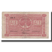 Nota, Finlândia, 20 Markkaa, 1922 (1931), KM:63a, F(12-15)