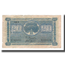 Banknote, Finland, 20 Markkaa, 1945 (1948), KM:86, F(12-15)