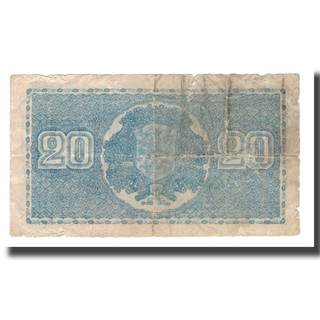 Banknote, Finland, 20 Markkaa, 1945 (1948), KM:86, F(12-15)