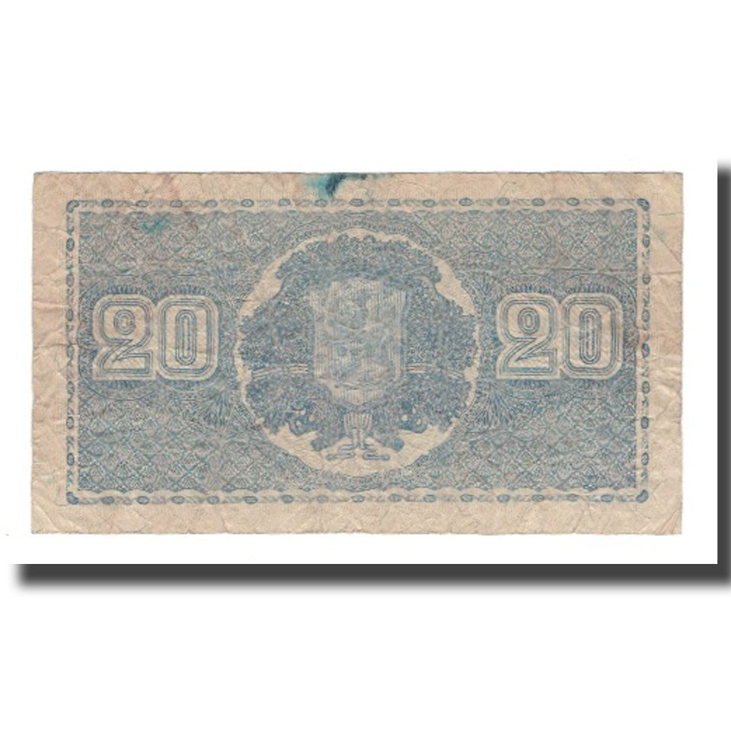Banknote, Finland, 20 Markkaa, 1945 (1948), KM:86, F(12-15)
