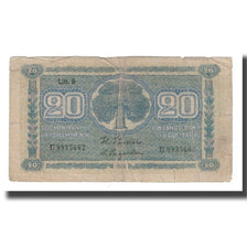 Banknote, Finland, 20 Markkaa, 1945 (1948), KM:86, F(12-15)