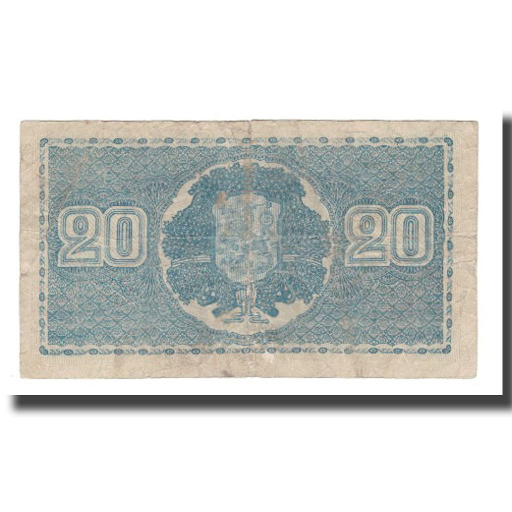 Banknote, Finland, 20 Markkaa, 1945 (1948), KM:86, F(12-15)