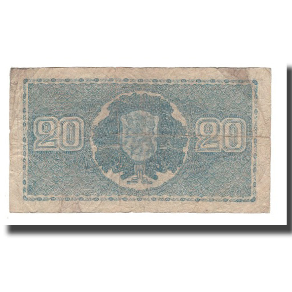 Banknote, Finland, 20 Markkaa, 1945 (1948), KM:86, F(12-15)