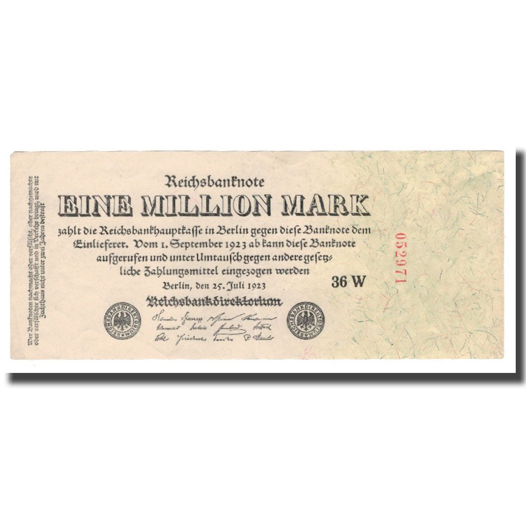 Banknote, Germany, 1 Million Mark, 1923, 1923-07-25, KM:94, EF(40-45)