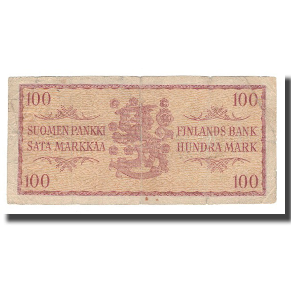 Banconote, Finlandia, 100 Markkaa, 1957, KM:97a, B+