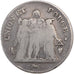 FRANCE, Union et Force, 5 Francs, 1796, Perpignan, KM #639.8, F(12-15), Silver,.