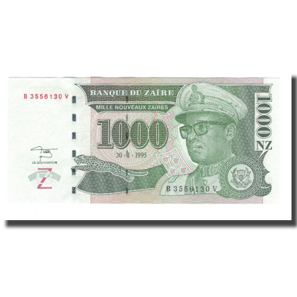 Banconote, Zaire, 1000 Nouveaux Zaïres, 1995, 1995-01-30, KM:67, FDS