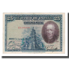 Banknote, Spain, 25 Pesetas, 1928, 1928-08-15, KM:74b, AU(55-58)