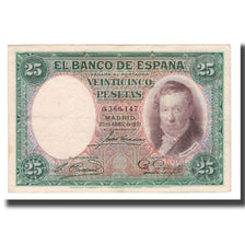 Banconote, Spagna, 25 Pesetas, 1931, 1931-04-25, KM:81, SPL-