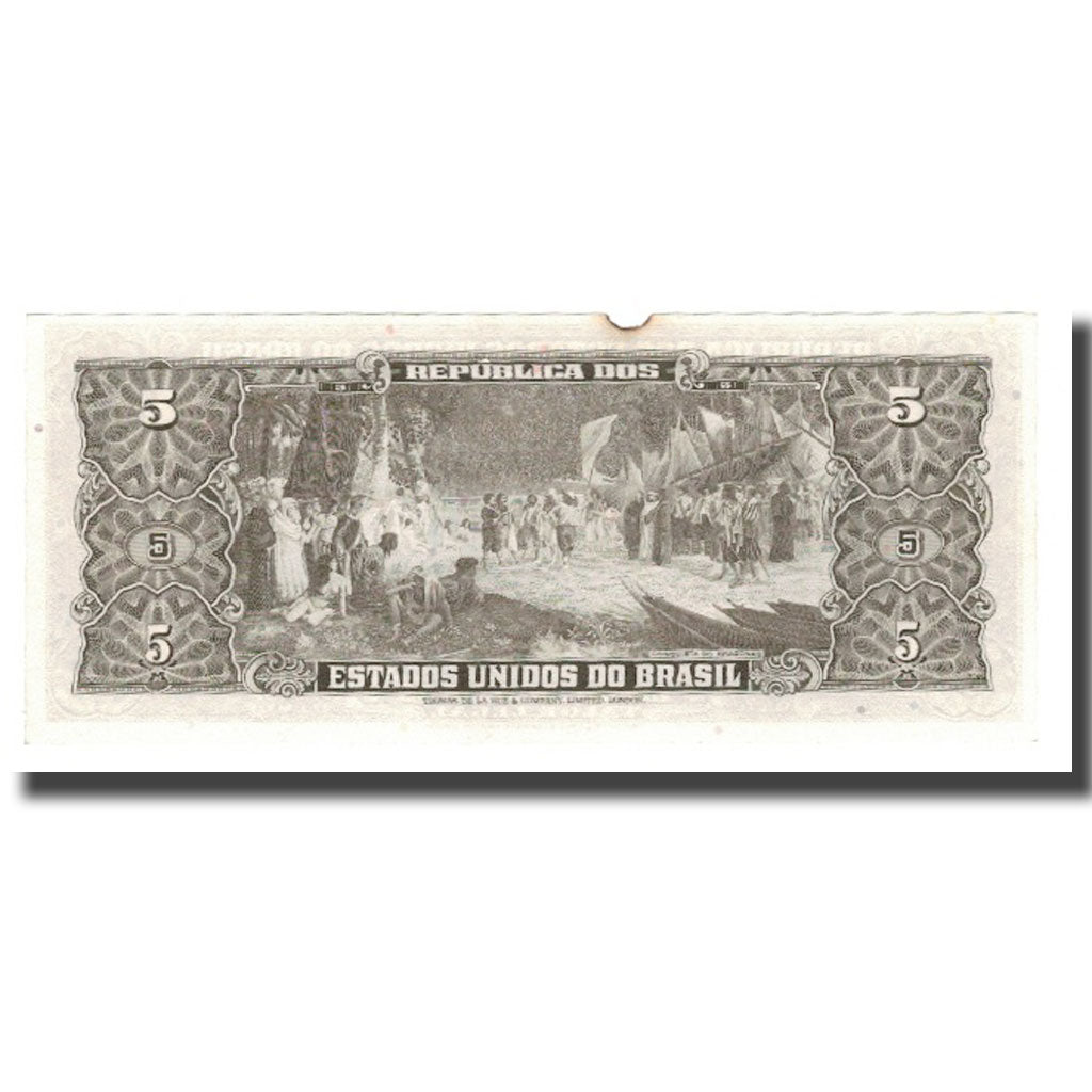 Banconote, Brasile, 5 Cruzeiros, Undated (1962-64), KM:176d, SPL-