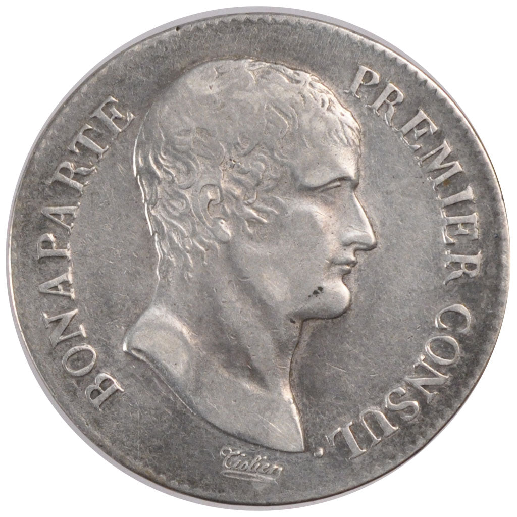 FRANCE, 5 Francs, 1803, Paris, VF(30-35), Silver, Gadoury #577, 25.00