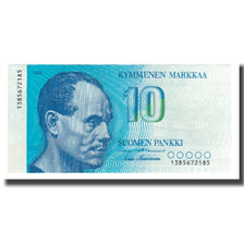 Billete, 10 Markkaa, 1986, Finlandia, KM:113a, UNC