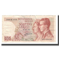 Billet, Belgique, 50 Francs, 1966, 1966-05-16, KM:139, TTB+