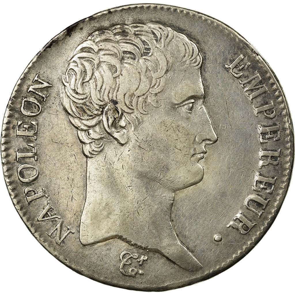 Moneta, Francja, Napoléon I, 5 Francs, 1804, Paris, AU(50-53), Srebro