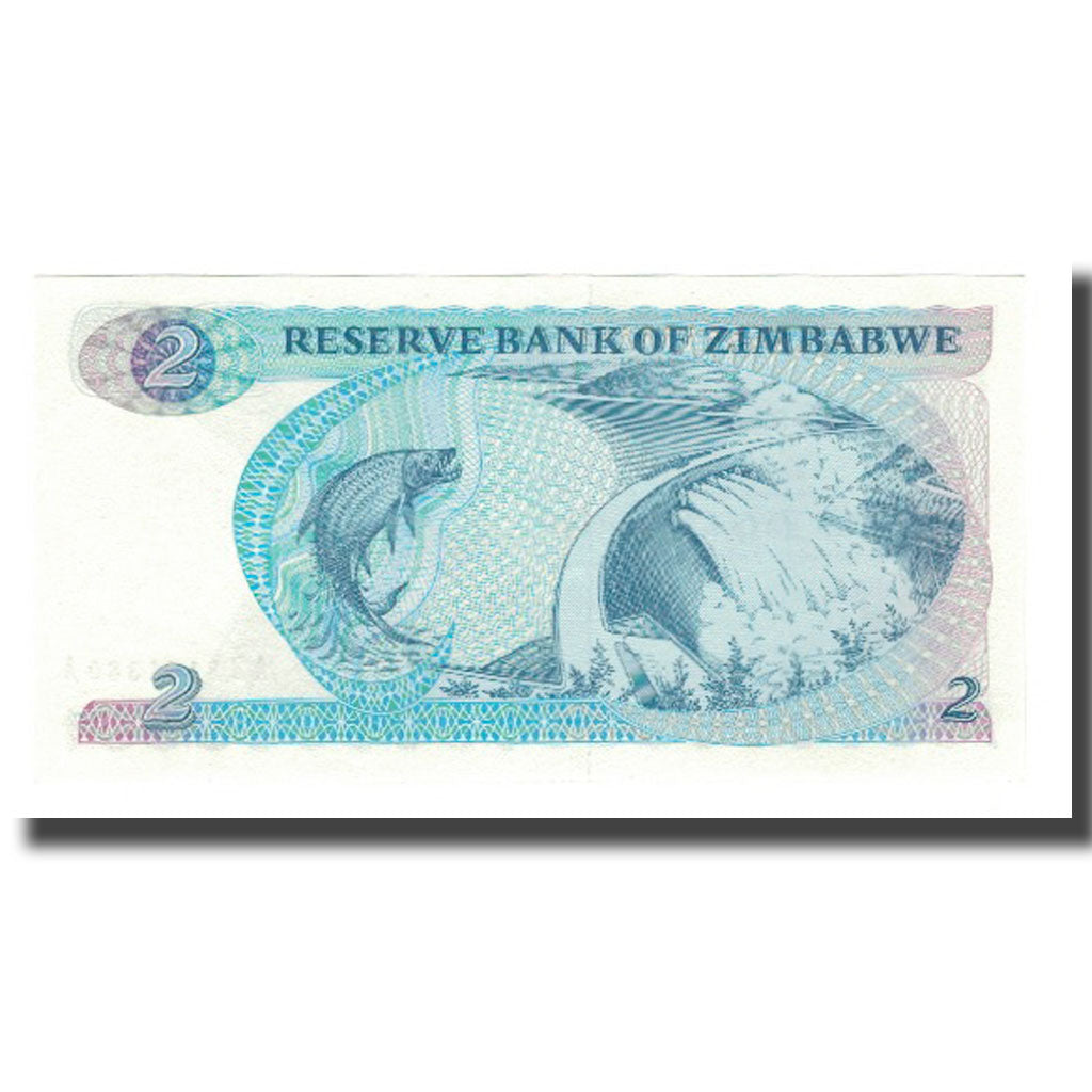 Geldschein, Simbabwe, 2 Dollars, 1983, KM:1b, UNZ