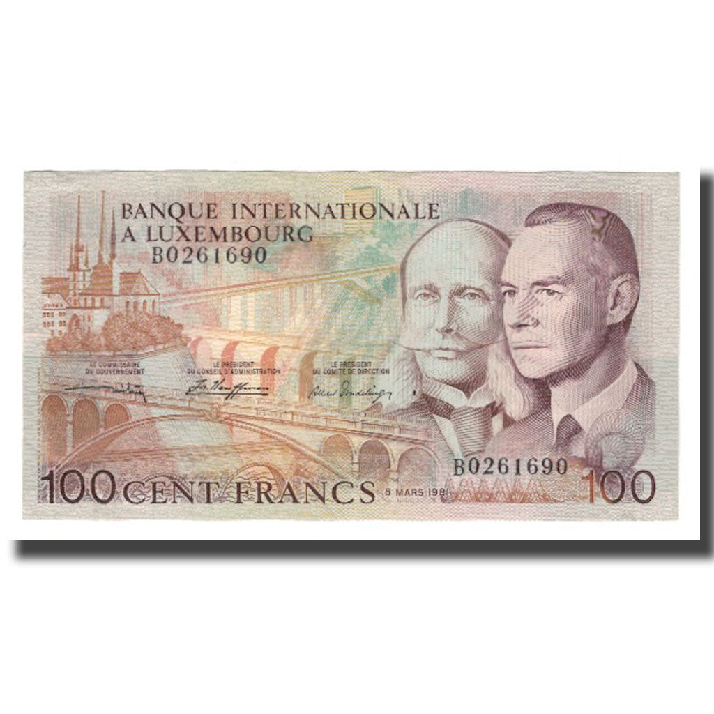 Banconote, Lussemburgo, 100 Francs, 1981, 1981-03-08, KM:14A, SPL-