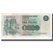 Nota, Escócia, 1 Pound, 1971-1981, 1975-01-06, KM:204c, VF(30-35)