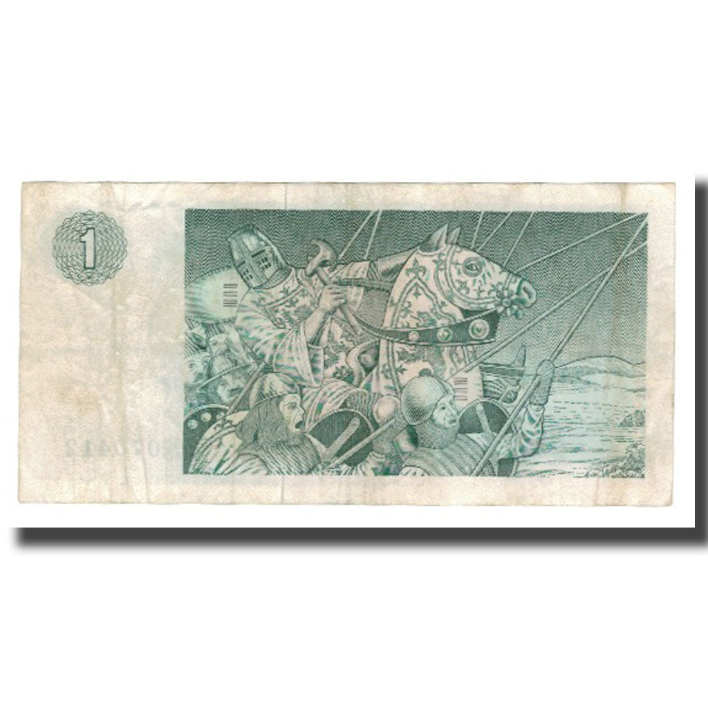 Banconote, Scozia, 1 Pound, 1971-1981, 1975-01-06, KM:204c, MB+
