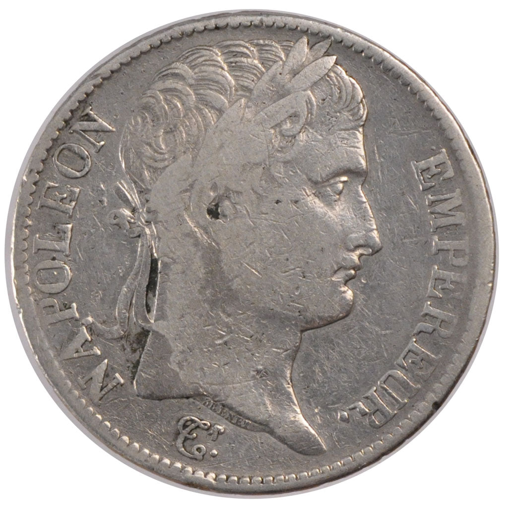 Coin, France, Napoléon I, 5 Francs, 1808, Rouen, VF(30-35), Silver, KM:686.2