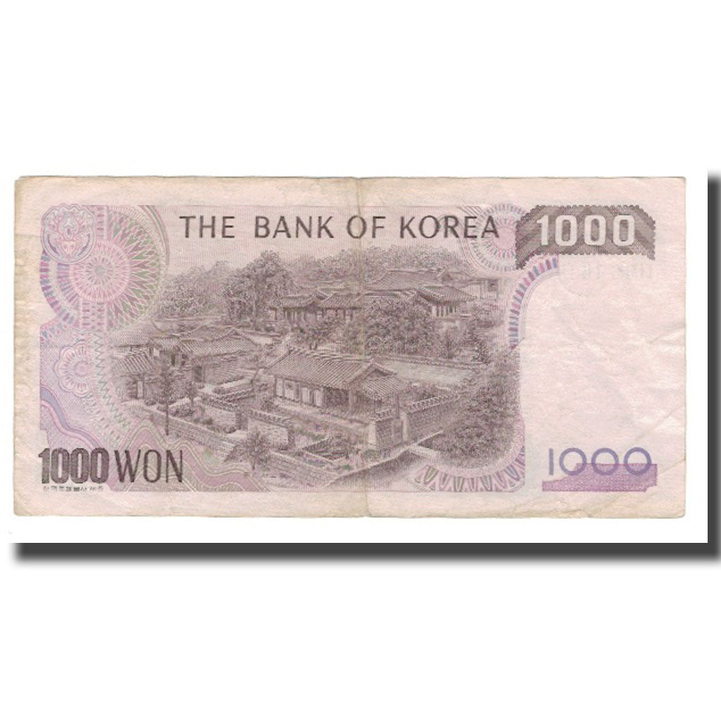 Biljet, Zuid Korea, 1000 Won, Undated (1983), KM:47, TTB