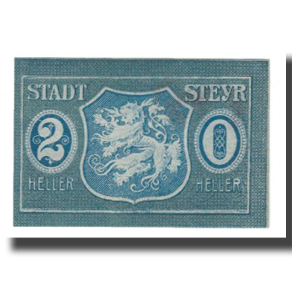 Banconote, Austria, Steyr, 20 Heller, Blason, 1921, 1921-03-31, FDS, Mehl:FS