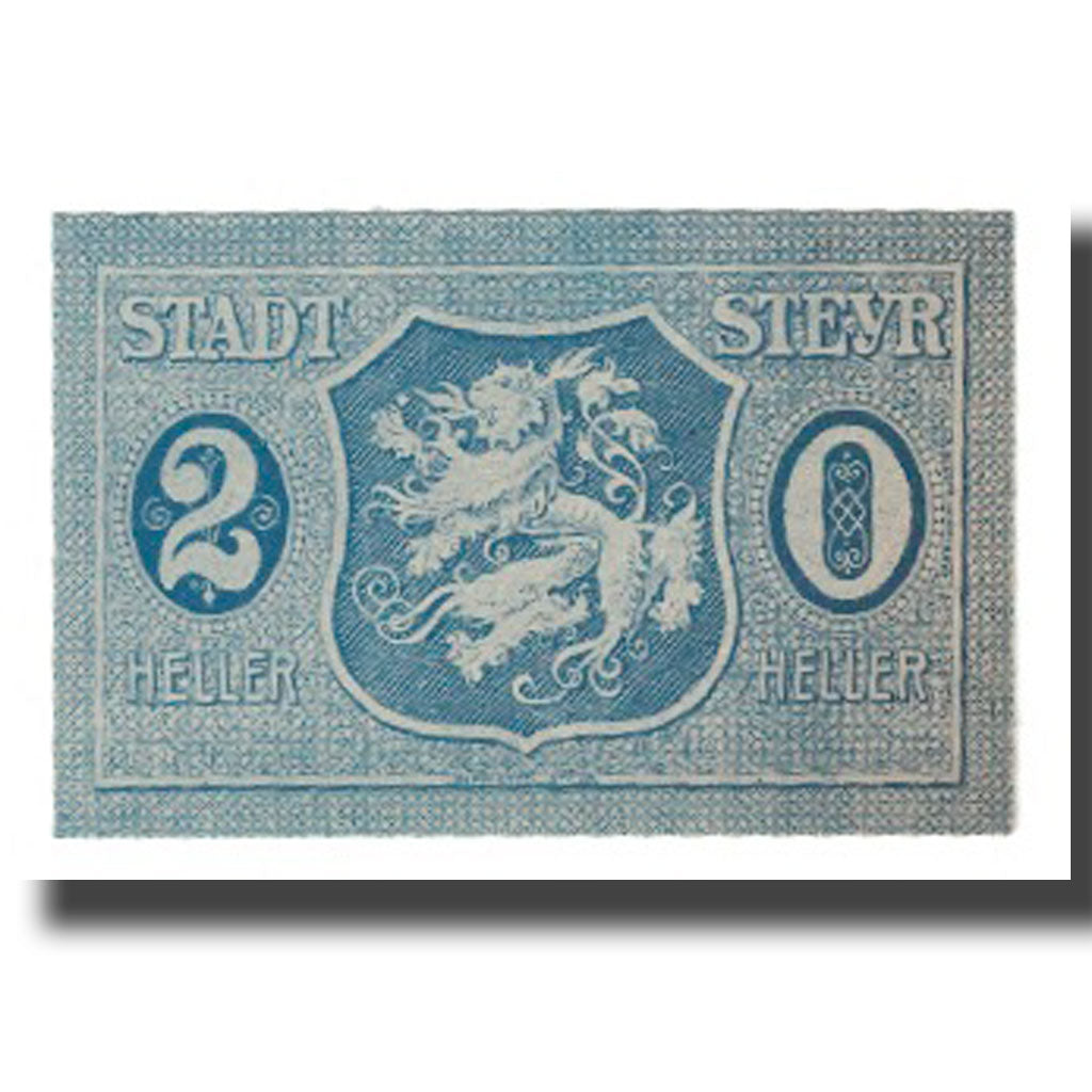 Banknote, Austria, Steyr, 20 Heller, Blason, 1921, 1921-03-31, UNC(65-70)
