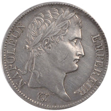 Francia, Napoléon I, 5 Francs, 1811, Lyon, SPL-, Argento, KM:694.5, Gadoury:584