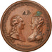 França, Medal, Louis XVI, Naissance du Dauphin, 1781, Gatteaux, AU(50-53)
