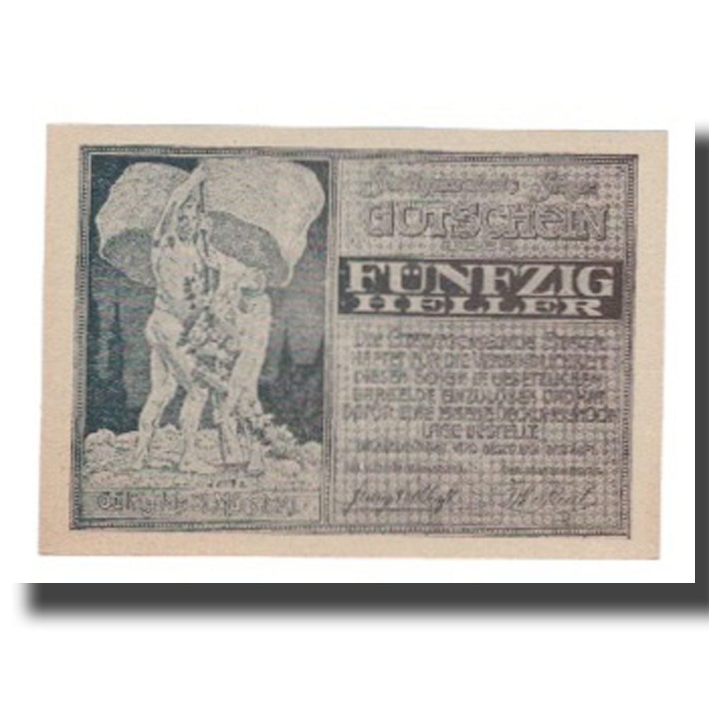 Banknote, Austria, Steyr, 50 Heller, Blason 1, 1921, 1921-03-31, UNC(65-70)