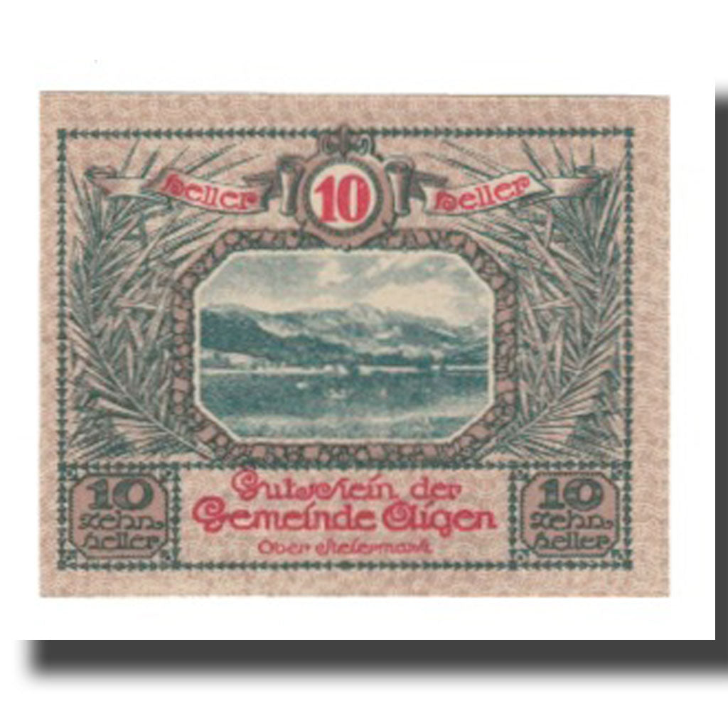 Banknote, Austria, Aigen, 10 Heller, texte 1, 1920, 1920-07-17, UNC(65-70)