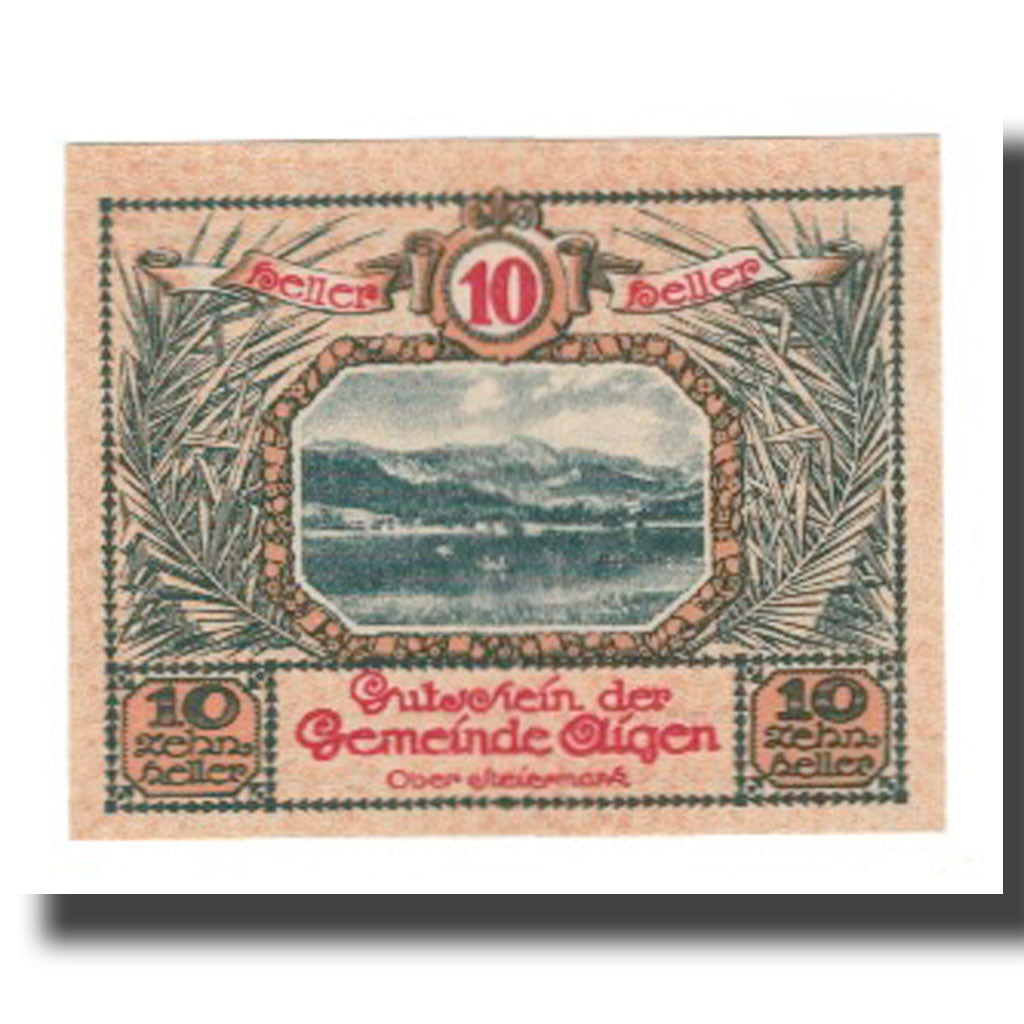 Banknote, Austria, Aigen, 10 Heller, Texte, 1920, 1920-07-17, UNC(65-70)