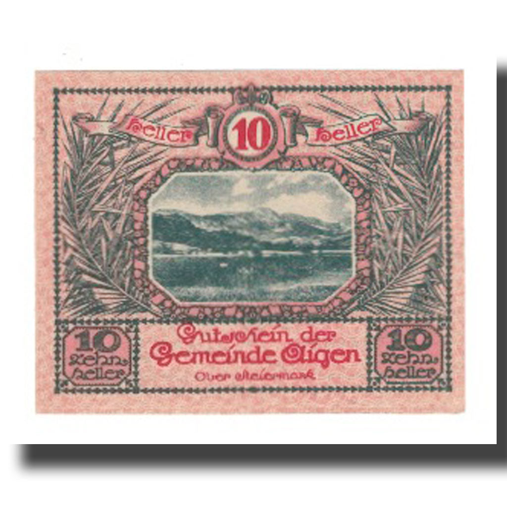 Banknote, Austria, Aigen, 10 Heller, Texte 3, 1920, 1920-07-17, UNC(65-70)