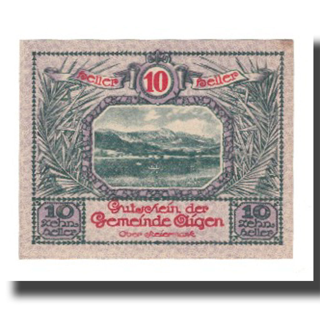 Banknote, Austria, Aigen, 10 Heller, Texte 6, 1920, 1920-07-17, UNC(65-70)