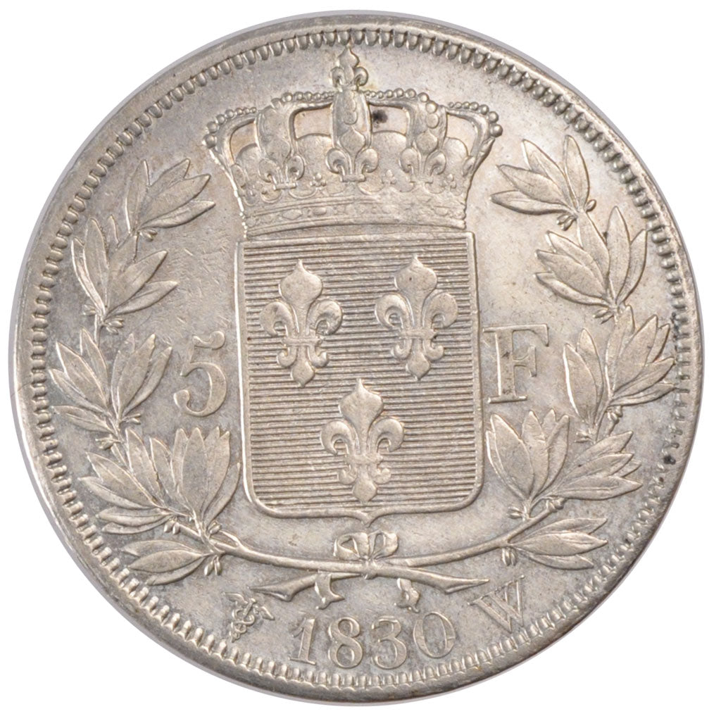 FRANCE, 5 Francs, 1830, Lille, EF(40-45), Silver, Gadoury #644, 24.81