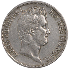 Coin, France, Louis-Philippe, 5 Francs, 1830, Rouen, EF(40-45), Silver