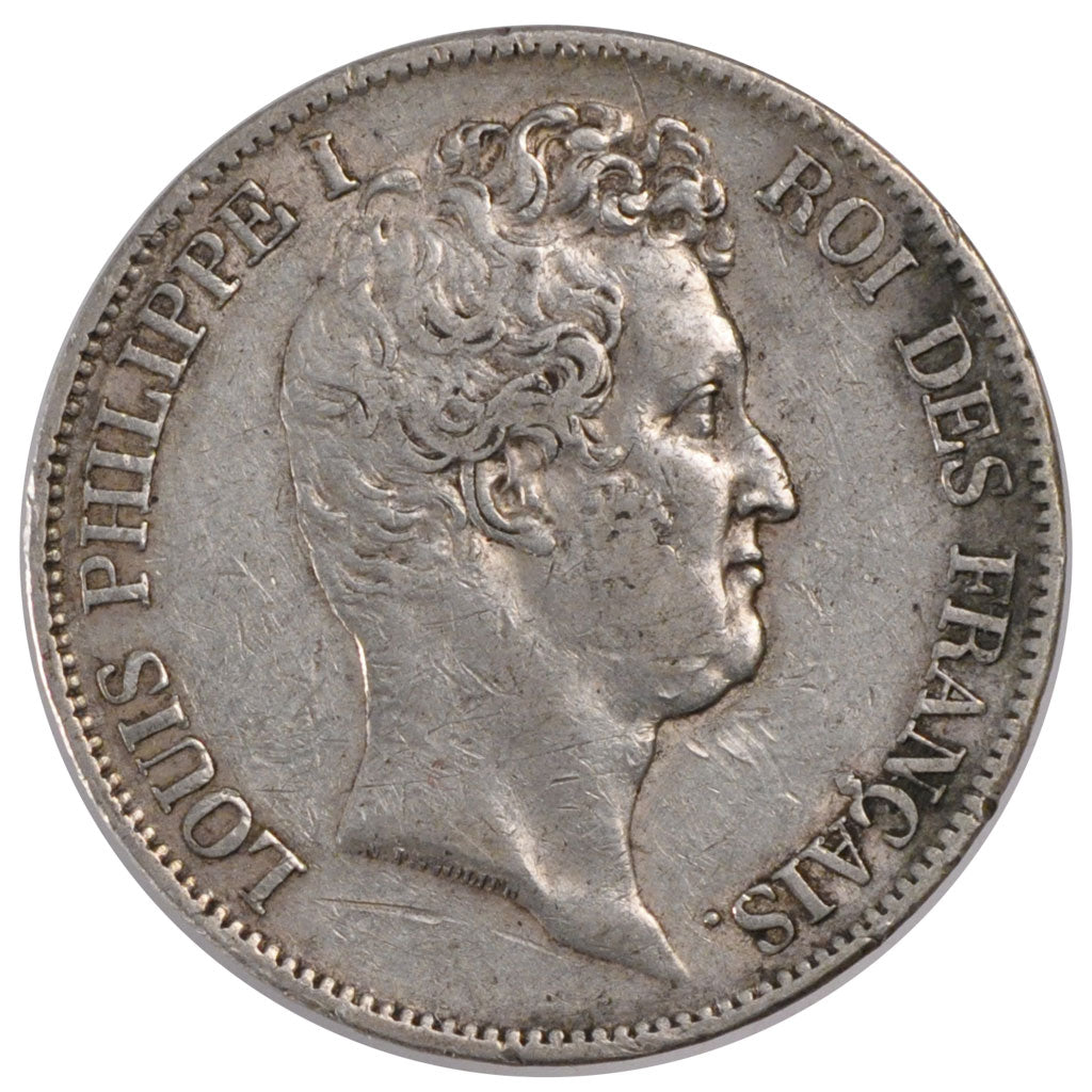 FRANCE, Louis-Philippe, 5 Francs, 1831, Rouen, KM #735.2, EF(40-45), Silver,...